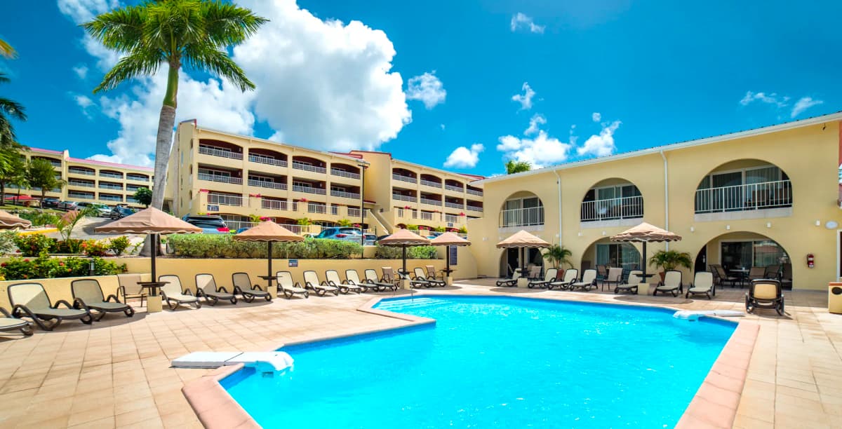 Resort pool area